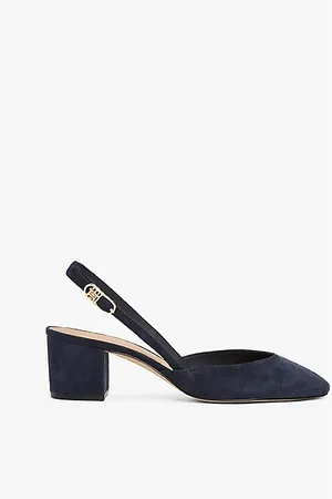 Tommy Hilfiger Suede Slingback Block Heels