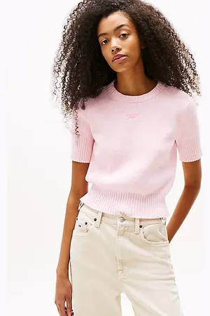 Tommy Hilfiger Rib-Knit Short Sleeve Jumper