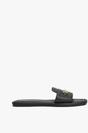 Tommy Hilfiger Leather Horsebit Mules