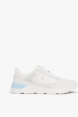 Tommy Hilfiger Leather Mixed Texture Trainers