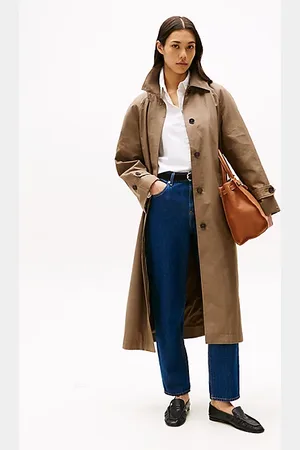 Tommy Hilfiger Single Breasted Relaxed Mac Coat