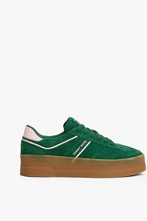 Tommy Hilfiger The Greenwich Suede Platform Trainers