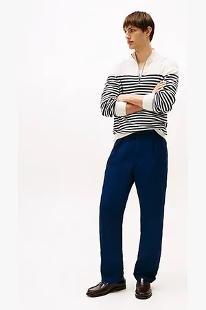 Tommy Hilfiger Murray Herringbone Tapered Leg Chinos