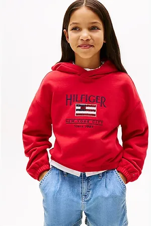 Tommy Hilfiger Hilfiger Sequin Flag Relaxed Hoody