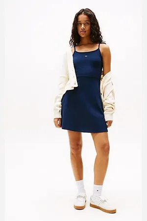 Tommy Hilfiger Spaghetti Strap Slim Mini Dress