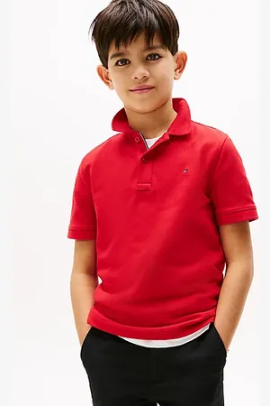 Tommy Hilfiger Flag Embroidery Regular Fit Polo Shirt