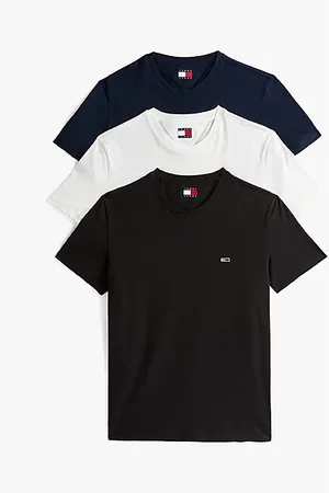 Tommy Hilfiger 3-Pack Flag Embroidery Extra Slim T-Shirts