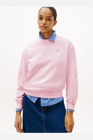 Tommy Hilfiger Contrast Hilfiger Flag Embroidery Sweatshirt