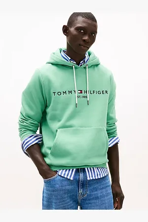 Tommy Hilfiger Logo Embroidery Drawstring Hoody