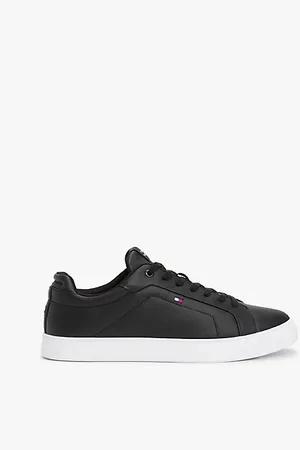 Tommy Hilfiger Leather Court Trainers
