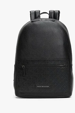 Tommy Hilfiger TH Monogram Pebble Grain Backpack