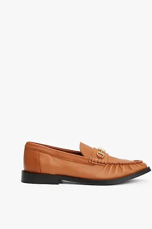 Tommy Hilfiger Leather Horsebit Loafers