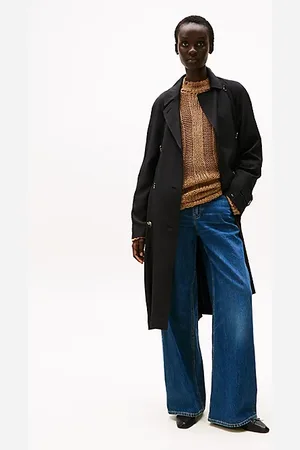 Tommy Hilfiger Double Breasted Belted Trench Coat