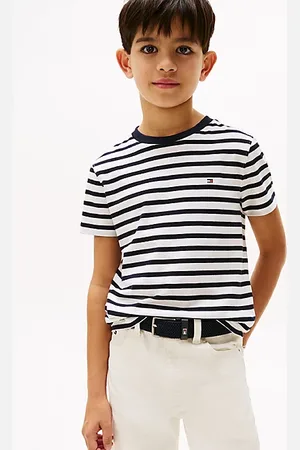 Tommy Hilfiger Flag Embroidery Crew Neck T-Shirt