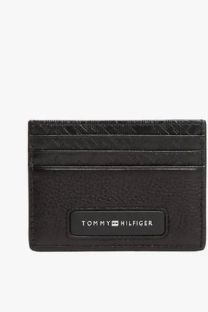 Tommy Hilfiger TH Monogram Leather Credit Card Holder