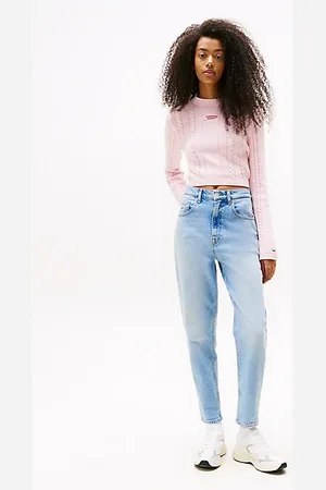 Tommy Hilfiger Ultra High Rise Tapered Mom Jeans