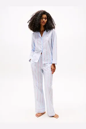 Tommy Hilfiger Logo Poplin Pyjama Bottoms