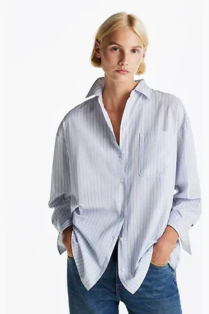 Tommy Hilfiger Patch Pocket Poplin Oversized Shirt