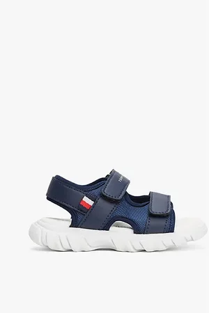 Tommy Hilfiger Logo Hook And Loop Sandals