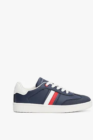 Tommy Hilfiger Flag Mixed Texture Trainers
