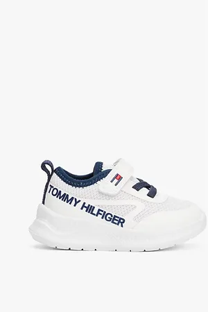 Tommy Hilfiger Logo Mesh Lace-Up Trainers