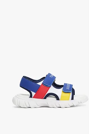 Tommy Hilfiger Colour-Blocked Hook And Loop Sandals