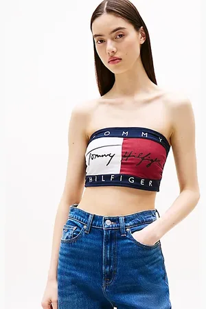 Tommy Hilfiger Heritage Signature Logo Bandeau Bra