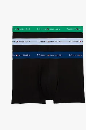 Tommy Hilfiger 3-Pack Colour-Blocked Logo Trunks