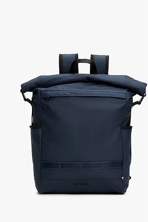 Tommy Hilfiger Roll-Top Metal Logo Backpack