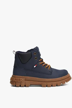 Tommy Hilfiger Chunky Cleat Lace-Up Ankle Boots