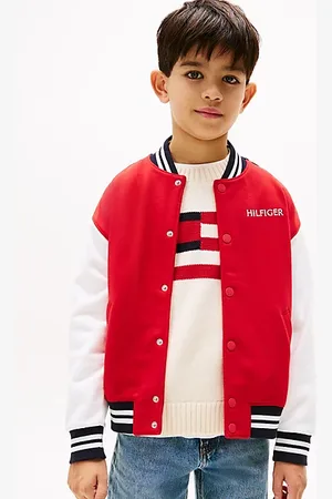 Tommy Hilfiger Colour-Blocked Oversized Bomber Jacket
