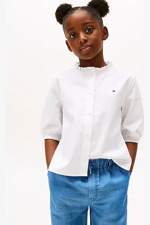 Tommy Hilfiger Regular Fit Ruffle Collar Shirt