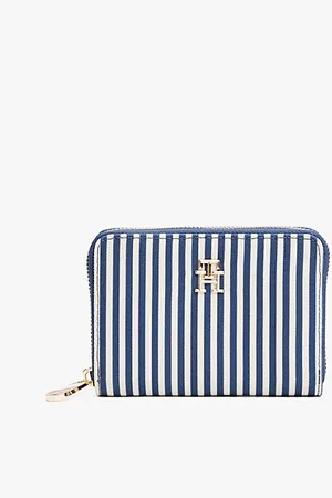 Tommy Hilfiger Stripe Zip-Around Wallet