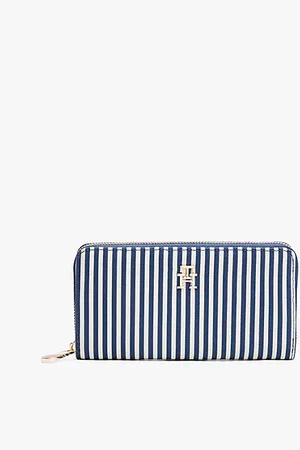 Tommy Hilfiger Stripe Zip-Around Wallet
