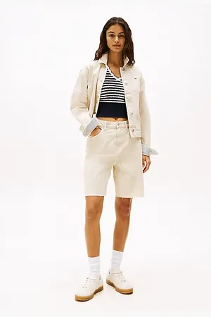 Tommy Hilfiger Relaxed High Rise Bermuda Shorts
