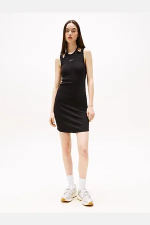 Tommy Hilfiger Ribbed Bodycon Mini Dress