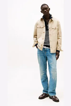 Tommy Hilfiger Mercer Regular Straight Distressed Jeans