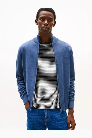 Tommy Hilfiger Mock Neck Zip-Thru Jumper
