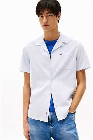Tommy Hilfiger Linen Blend Regular Short Sleeve Shirt