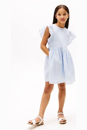 Tommy Hilfiger Textured Fit And Flare Dress