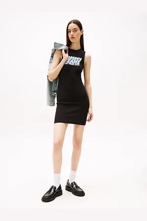 Tommy Hilfiger Bubble Logo Slim Mini Dress