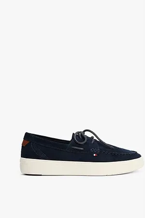 Tommy Hilfiger Lace-Up Suede Hybrid Boat Shoes