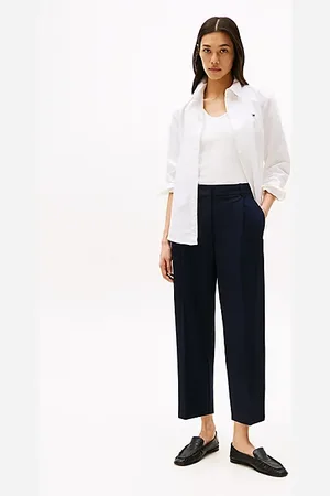 Tommy Hilfiger Tapered Leg Cropped Trousers