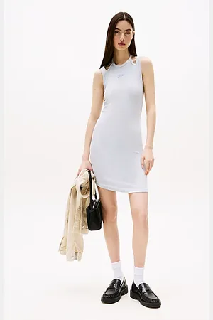 Tommy Hilfiger Ribbed Bodycon Mini Dress
