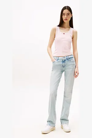 Tommy Hilfiger Maddie Faded Mid Rise Bootcut Jeans