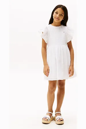 Tommy Hilfiger Textured Fit And Flare Dress