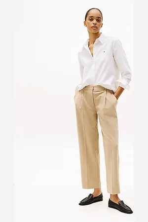 Tommy Hilfiger Tapered Leg Cropped Trousers