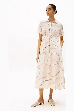 Tommy Hilfiger Print Maxi Shirt Dress