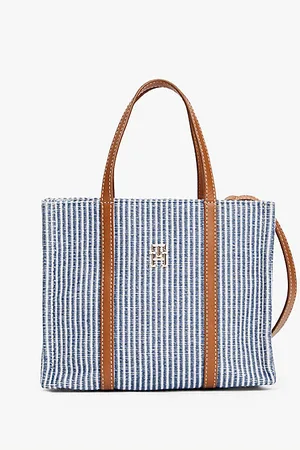 Tommy Hilfiger TH Monogram Crossbody Beach Tote Bag