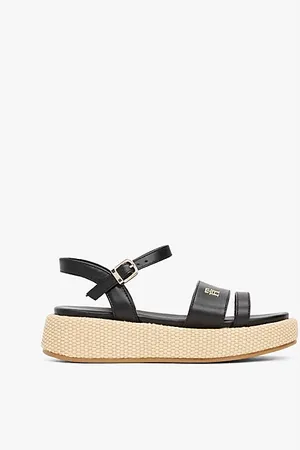 Tommy Hilfiger TH Monogram Platform Sandals
